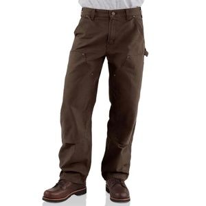 Carhartt Double Front Work Dungaree Washed Duck Pant 33X30